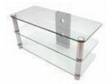 glass 3 shelve tv stand. hi this iin perfect condition....